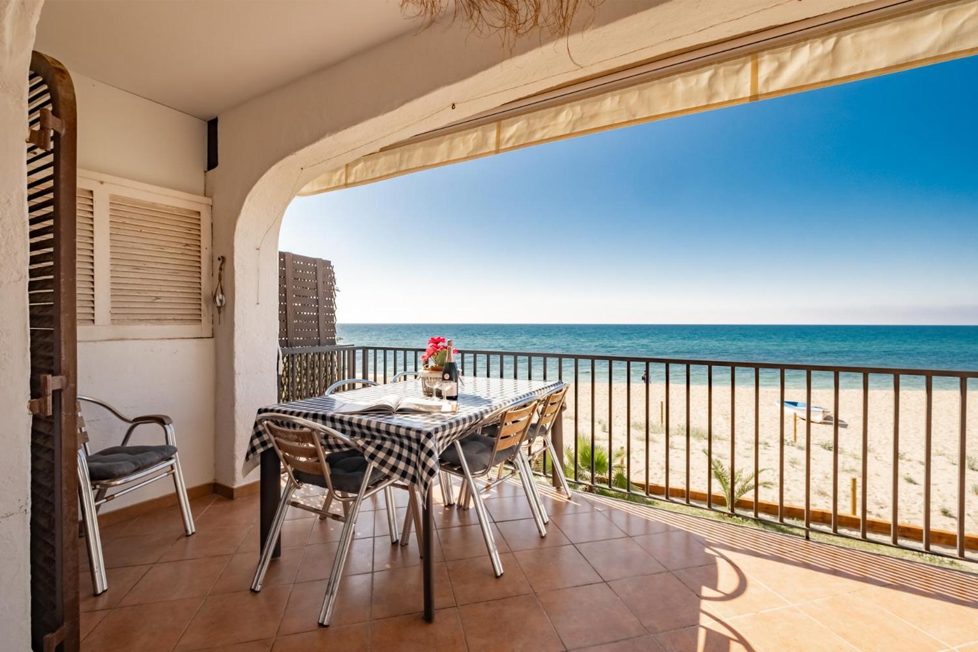 Paraiso Frente Al Mar Apto Duplex Coma-ruga Buitenkant foto